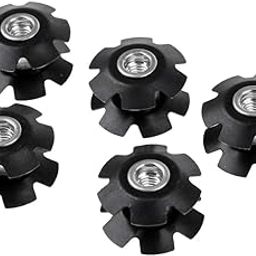 BNF 5Pcs Headset Flanged Star Nut Star Washer for 1-1/8" Threadless Fork Steerers Mountain MTB Bike Bicycle | Collectibles-image-6