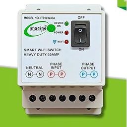 Imagine Technologies 30A(6600W) BLE + WiFi Smart Switch for AC, Geyser, Water Pump, Room Heater Heavy Duty Compatible with Alexa & Google Home iOS and Android Smart Life app-16