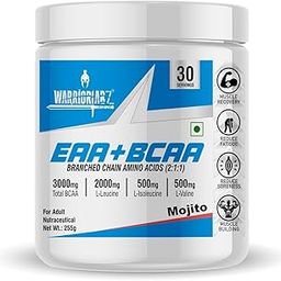 WARRIORLABZ Amino Blast – EAA-BCAA Powder – Branched Chain Amino Acids Supplement, Amino Hydrate Pre Workout, Intra Workout & Post Workout, Exceptional Support for Muscle Soreness & Recovery, Energy Burst Drink, Electrolyte Support Stack [30 Servings, Mojito]-image-95