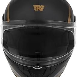 Royal Enfield ISI & DOT Certified Bullet Lightwing Modular Riding Helmet Black (XL)62 Cm-With High Impact Grade Thermoplastic & High Density Head EPS Liner For Superior Impact Protection & Durability-27