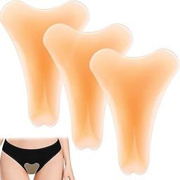 Dexspoeny Y-Shape Concealer for Women Reusable Invisible Self Adhesive Silicone Pads Underwear Protection Seamless Covers Silicone Insert for Bikini Leggings Swimsuits Yoga Pants-image-50