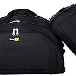 20-24Inch Combo Expandable Luggage Travel Pack of 2 Trolley Bag with 2 Wheels 70 L (Black)-picture-28