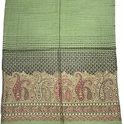 Acrylic/Viscose Paisley Border Design Stole For Women | Stole For Women-picture-50