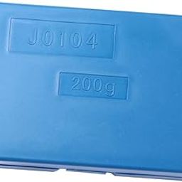KICHOUSE Balancing Scale Weights Set 200g Calibration Weights with Tweezers 10mg-100g Range for Scientific Measurement-image-38