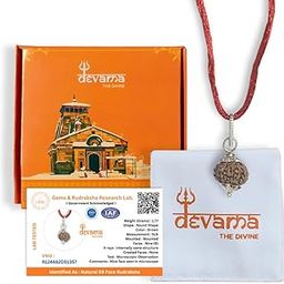 9 Mukhi Rudraksha Pendant – Certified & Energized for Power, Protection, and Ketu Balance-image-85