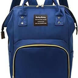 BNF® Maternity Diaper Backpack Large Capacity Baby Nursing Dark Blue|Baby | Diapering |Baby|1 Piece Diaper Backpack-17