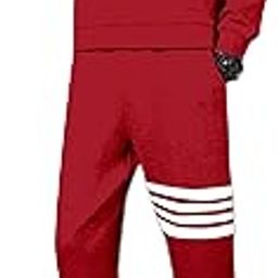Men Polyester Tracksuit (TH_14_PAIR_MAROON_L_PT)-image-76