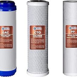 Water Filter Cartridge Set, 25 LPH Commercial RO Kit, 4-Stage Filtration System with GAC, CTO, PP and RO Membrane (25 Liter Primary Kit)-picture-15