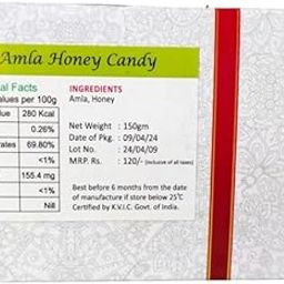 Amla Candy with Honey, 150g per Piece, Pack of 3-image-34
