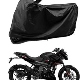 MITHILA MART-Bike Body Cover Compitable with Bajaj Pulsar N160 ABS Special Used for Dust Particle-Sun UV Rays-Water Drop-Indoor- Outdoor and Parking [Black]-image-28