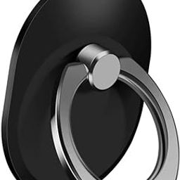 KolorFish Cell Phone Finger Stand, 360°Rotation Phone Ring Stand Holder, Kickstand Hand Finger Grip (Universal) (1 Unit, Black)-7