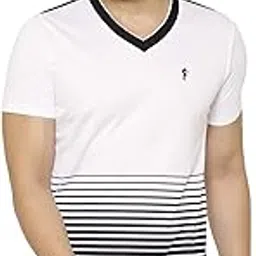 eppe Men's Printed V-Neck Super Soft Micro Polyester Half Sleeves Sports Casual T-Shirt-picture-30
