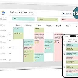 15.6" Smart Digital Calendar, Tabletop Electronic Wall Calendar with Interactive Screen/Touch Screen for Family Schedule Planning, Smooth Data Sync and-image-40