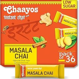 Chaayos Instant Tea Premix - Ginger Flavour - Low Sugar (36 Sachets) | Instant Tea | Tea Premix | Ginger Tea | Ginger Chai | Assam Tea | Flavored Tea | Adrak Chai Mix 390 Gram-15