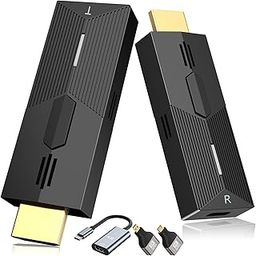 Wireless HDMI Transmitter and Receiver, Plug & Play Decoration 4K Portable 2.4G/5G Wireless Extender Kit for Transferring Video and Audio from Computer to Screen-8