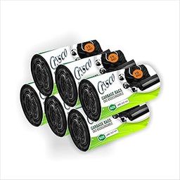 Crysco Garbage Bags | Large | 90 Count | 15 Bags X 6 Rolls | 24 X 32 Inches | For Dry & Wet Waste | Black-image-18