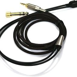 NewFantasia Replacement Audio Upgrade Cable Compatible with Sennheiser HD525 HD545 HD565 HD580 HD600 HD650 Headphones Black 1.3meters/4.2feet-image-41