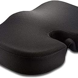 The White Willow Coccyx Orthopedic Medical Grade Foam Seat Cushion for Relief from Lower Back Pain,Tailbone,Lumbar Pain,Pelvic Pressure,Hip Pain-Regular Firm Above 50 Kg Body Weight(18"L x 14"W x 3"H)-image-86