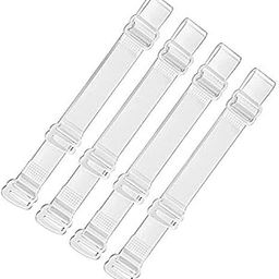 Women's Adjustable Transparent Silicone Bra Straps (Free Size) - Pack of 4-image-41