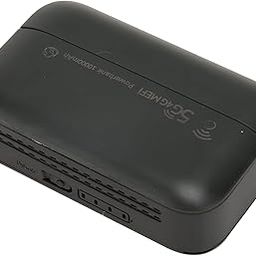 Zopsc 4G WiFi Router with SIM Card Slot, Black Portable 4G Wireless Router for Phone, PC, Tablet, Laptop, Up to 10 Users, 10000mAh Battery,-9