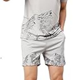 Men Nightsuit|| Night Wear for Men || Pyjama Set for Men ||T-Shirt and Short Set for Men (NS_Set_TSH532_BXR15)-image-32