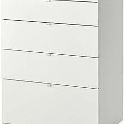 VIHALS Chest of 4 Drawers, White/Anchor/Unlock-Function, 70x47x90 cm (27 1/2x18 1/2x35 3/8 ")-image-3