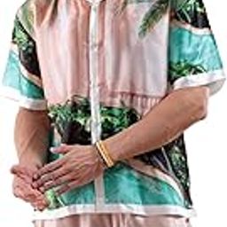 Men Regular Fit Border Print Resort Wear Shirt & Boxers Co-ords Set-image-34