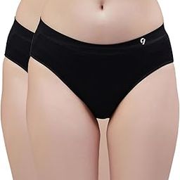 Seamless Panties for Women - Combo of 2 (Mid Rise) with Comfortable Tag Free Daily Use-image-1