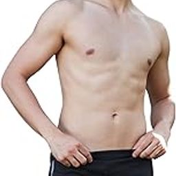 Men's Dryfit Swim Brief Shorts Double Layerd, Black, MSW806-image-2