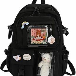 XForce Plaza Cute Backpacks Waterproof Multi-Pocket Nylon School Backpack for Student Female Girls Kawaii Laptop School Bag-picture-56