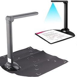USB Document Camera, 10MP Document Camera with Auto Correction, A3 A4 Size, LED Lights, for Documents, ID Cards, Notes, Pictures-4