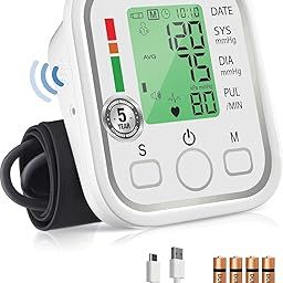 BP Monitor Device with Talking Function,Large Display + Cuff Kit Best Accurate Apparatus Measurement- White (CK65E)-picture-12