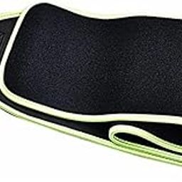 BM ENTERPRIISE Sweat Slim Body Shaper Belt Free Size (Black & Green Color)-image-79