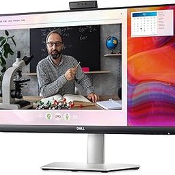 Dell S2422HZ 24-inch FHD 1920 x 1080 75Hz Video Conferencing Monitor, Pop-up Camera, Noise-Cancelling Dual Microphones, Dual 5W Speakers, USB-C connectivity, 16.7 Million Colors, Silver (Latest Model)-image-18