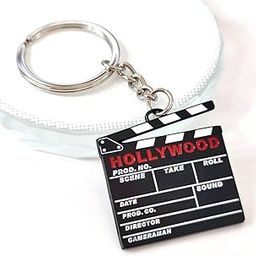 Hollywood Clapboard Keychain I Mini Movie Director Clapper Board Keyring for Film Lovers I Movies I Gift I Cinema I Birthday I Director-picture-21