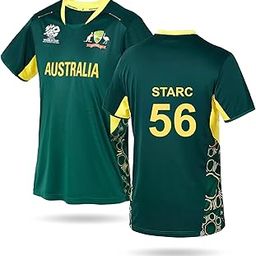 Mitchell Starc Jersey 56 Number National Team Cricket Jerseys Team Men's-image-23