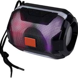 Vacotta A005 Stereo/Portable Rechargeable Flashing led Light Best Wireless Speaker(Black)-image-37