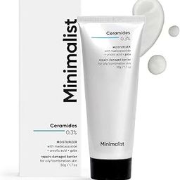 Minimalist 0.3% Ceramide Face Moisturizer For Barrier Repair & Deep Moisturization | Daily Repairing Face Moisturizing Cream | For Oily - Combination Skin | 50g-33