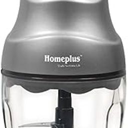 Home Plus 250 Watts Double Blade Electric Vegetable Chopper , Silver-image-99