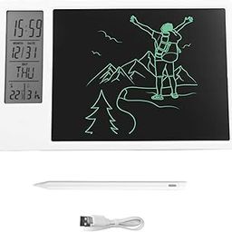 Drawing Tablet,Electronic Calendar Writing Board, Desktop Digital Display Handwriting Drawing Tablet, for Daily Messages, Recording Things, Alarm Clock Reminders-image-64