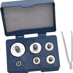 CHILDWEET 6pcs Balance Calibration Weights Weight Kit for Scale Calibration Laboratories and Education Material-23