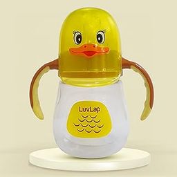 LuvLap Naughty Duck Sipper, Soft Silicone spout, Anti-Spill, Colour, 225ml, 6m+-image-68
