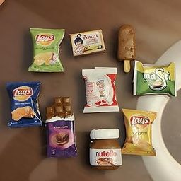 Bumbleberry Dairy Chocolate and Chips Miniature 3D Food Fridge Magnet | Set of 9 | Kitchen Decor | Handmade in India | 3D Fridge Magnets | Best for Gifting-image-65
