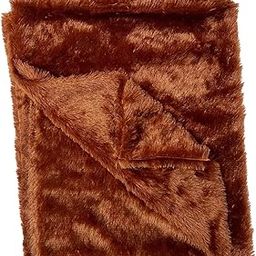 Soft Fur Fabric Used for Soft Toys Making, Dresses, Product and Baby Photoshoot, Home Decoration (1 Meter, 65 Inches Width Pana) (Dark Brown)-image-73