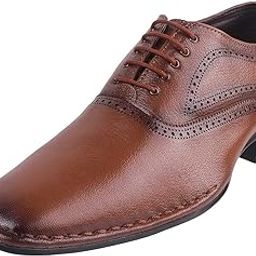 Men's Formal Faux Leather Stylish Lace-up Dress Shoes-image-86
