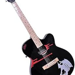 Signature Musicals Black Blade Guitar With Pickup-image-13