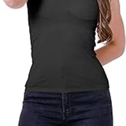 Women Padded Slip Camisole Workout Tank Top, Size S to XL.-image-53