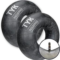 (2-Pack) TYK Industries 20x8-10 Lawn Mower Tire Inner Tube, Replacement 20X8.00-10 Tire Tube for Yard Tractors, Trailers with TR13 Short Rubber Valve Stems-image-93