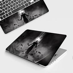 Fusion City Full Body Laptop Skin – Fits Upto 15.6 Inch, Dragon Ball Z Goku Design, HD Quality UV Vinyl Print, Waterproof, Residue-Free, Includes 6 Free Stickers-image-30