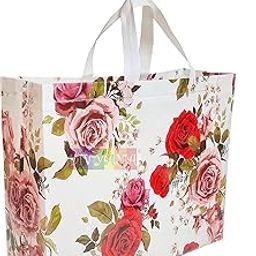 DIVYANA Unisex Pack Of 5 Large Size Party Favors Gift Bags I Shopping Bags (Large 17 x 14 x 5.5 Inch), Multicolor-image-38